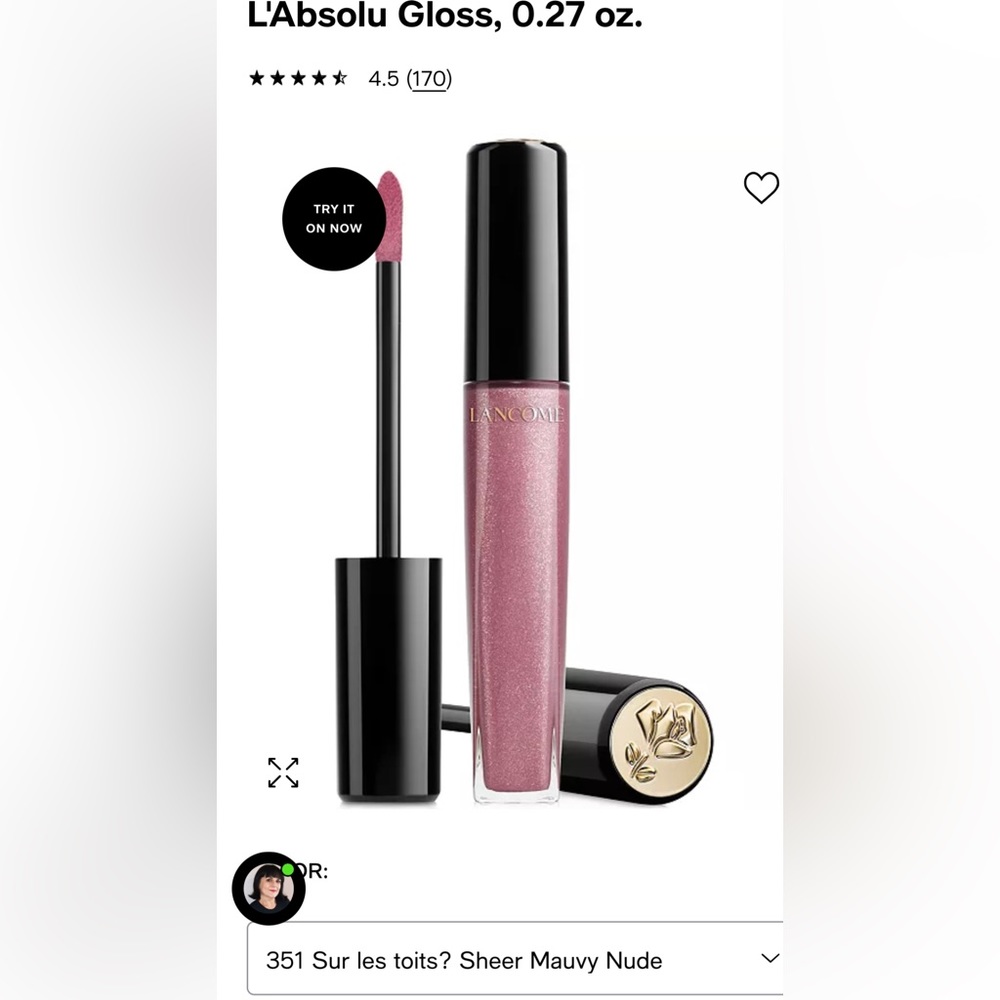 Lancôme L’Absolu gloss sheer 351 Sur Les Toits